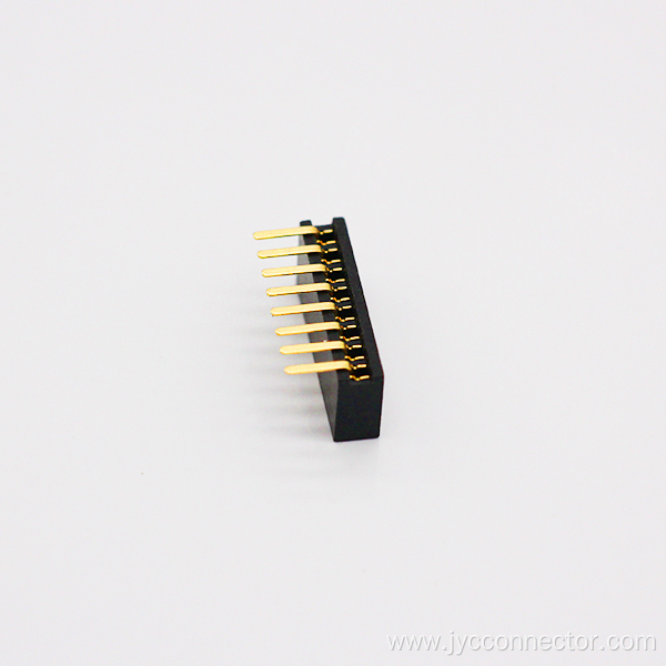 Gold Plated Single Row Female Connector