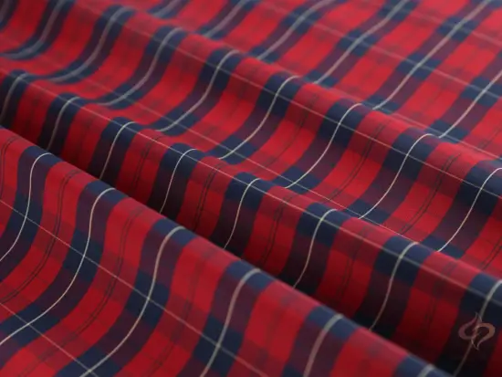 75D Check Yarn Dyed Woven Fabric