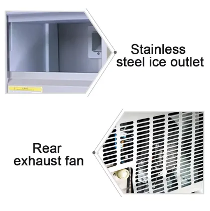 Commercial Snowflake Ice Crusher Snow Maker Machine