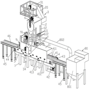 Granite Ceramic Floor Tile Oxford Paving Blocks Marble Stone Surface Roughness Shot Blasting Machine