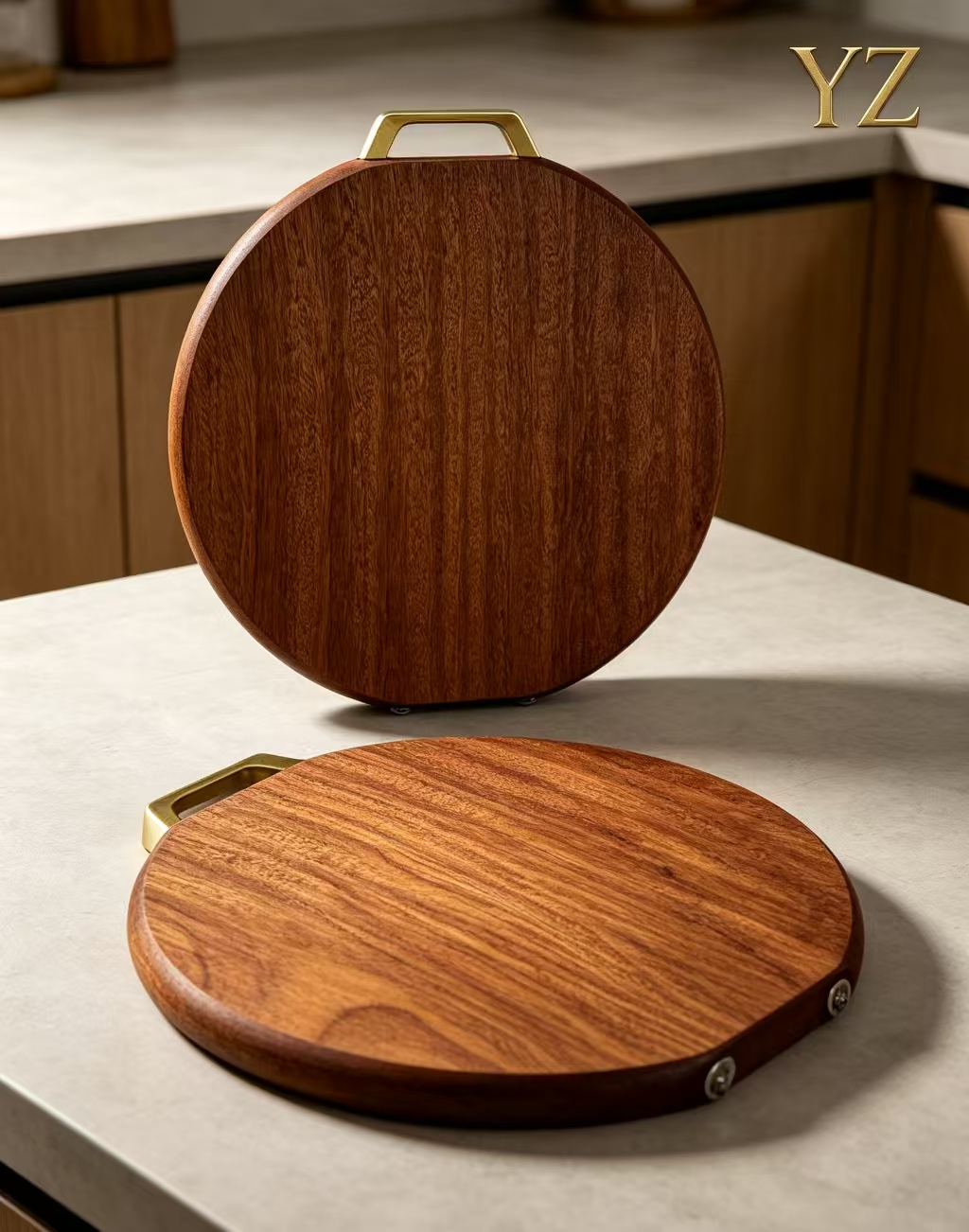 Chopping Board with Handle Used for Kitchen