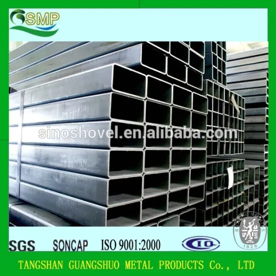 Low price black welded rectangular steel tube