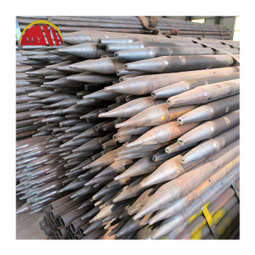 Customized Threaded Drilling Pipe with Grout Tube for Settlement Control