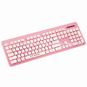 Wired Washable Keyboard, Chocolate Keycap, OEM Orders Accepted
