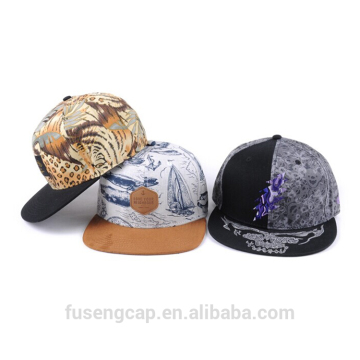 Custom Leather Patch Logo Snapback Hats Wholesale Customize Snapback Hats Mesh Trucker Hat Snapback Caps