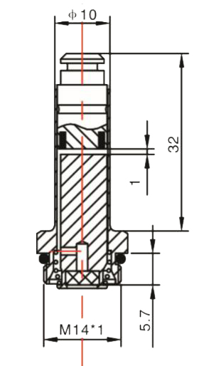 Dimension of BAPC210030051 Armature Assembly: