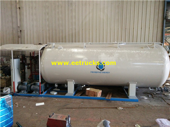 20000l 8ton lpg Skid-wanda ya cika tsire-tsire