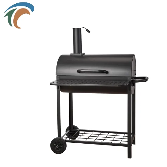 Portable Square Party Perfect Flame Stainless Steel Charcoal Smoker Grill