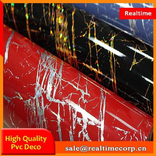 High gloss 3d laser pvc lamination film