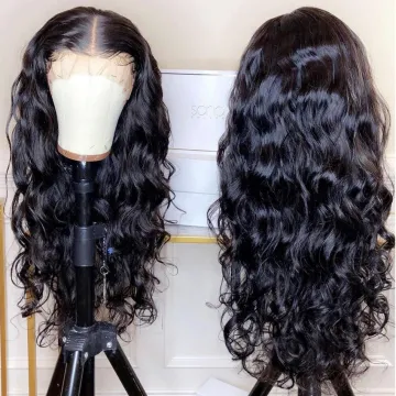 Wholesale Mink Virgin Brazilian Natural Human Hair Loose Deep Wave Full Hd Lace Front Wig Cheap Lace Closure Wig For Black Women