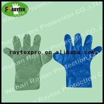 Short Protective Plastic Glove