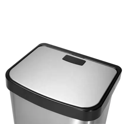 Living Room Stainless Steel Trash Can With Lid