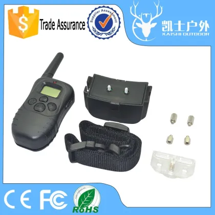 Remote training digital dog training collar with vibration and static shock