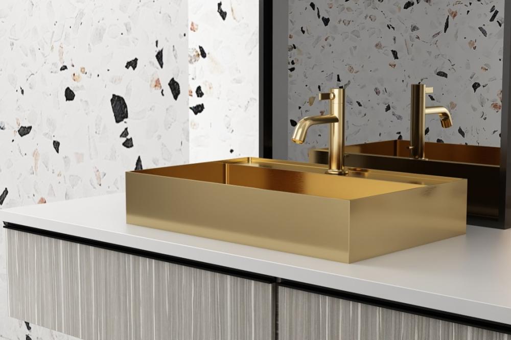 Gold Bathroom Basin