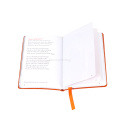Customized embossed logo leather diary