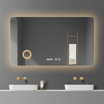 Hot Selling 3x 5x Rectangle Bathroom Smart Backlight LED Magnifying Mirror