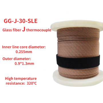 J Type Thermocouple Temperature Measuring Wire 30AWG 1000ft