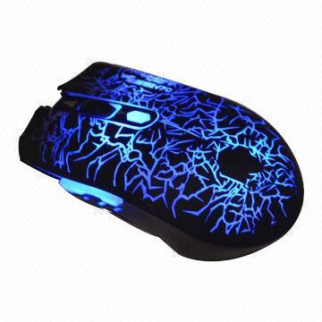 Glowing Mouse, Wired, 1,000dpi Resolution, Nice Design