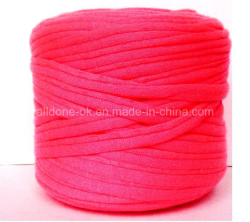 Hand Knitting Crocheting Ecologic Cotton Zpagetti Recycled Elastic T-Shirt Yarn