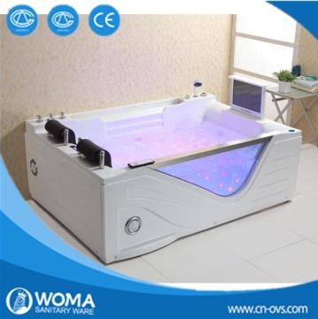 Q325M japanese massage sex tub with functional video TV