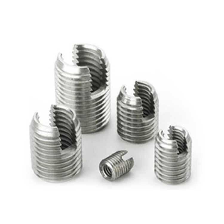 303 Stainless Steel and Carbon Steel Self-Tapping Threaded Inserts M8*1.25*15mm