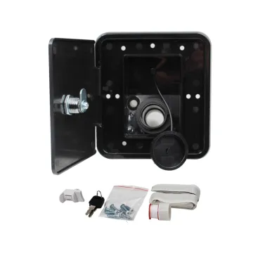 Black Carded Gravity Water Inlet Hatch for RV Trailer and Marine Boats