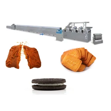 Breakfast Biscuit Making Machine Equipment Processing Line