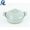 Ceramic Baking Trayl Stoneware Handles Bakeware With Lid