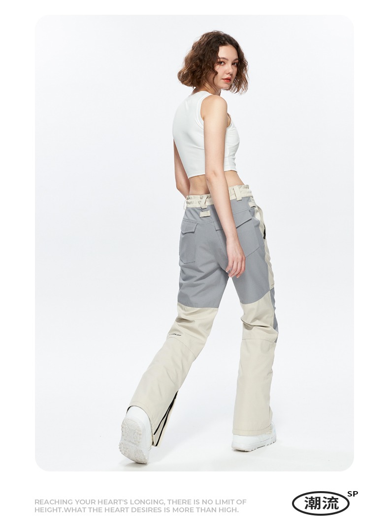 Ski pants women's veneer wear micro-large