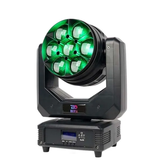 740B Pixel Control 7*40W RGBW LED Beam Zoom Wash Mini Moving Head Spot Light - Guangzhou Manufacturer