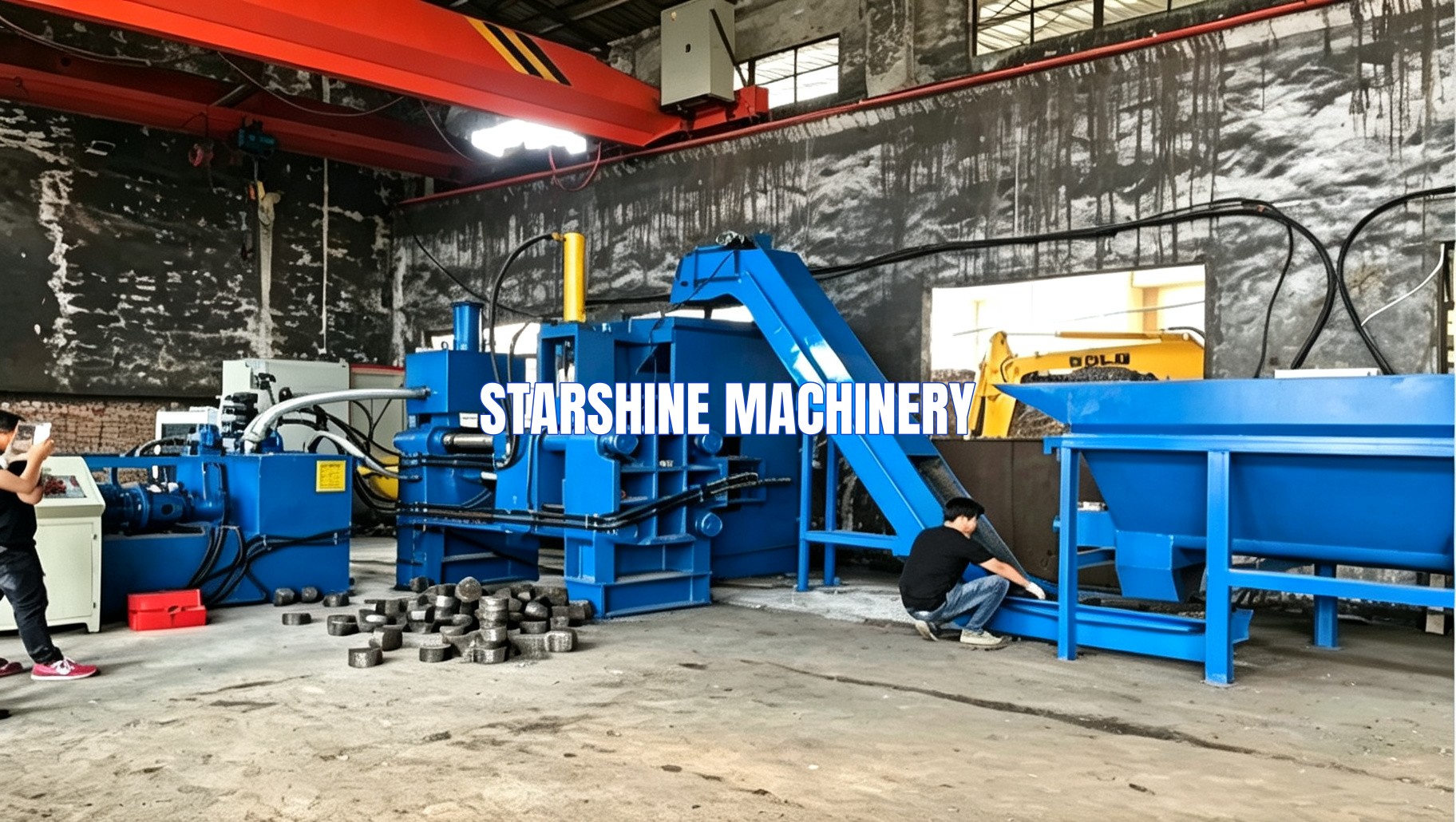metal chip briquetter