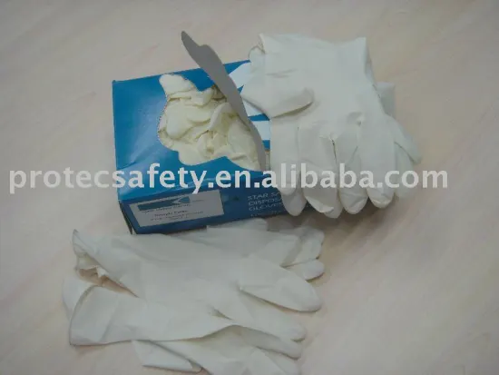 diposable latex glove