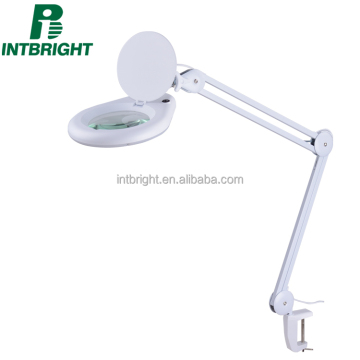 China Supplier Magnifying Lens Glass Eyelash Extension Beauty Salon Nail LED Desk Lamp