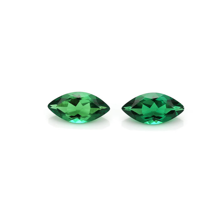 Zambian Lab Grown Emerald Marquise 5x10mm