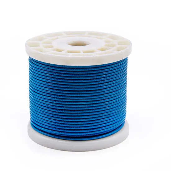 steel wire plastic coated