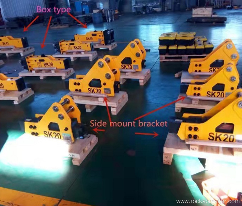 Side Hydraulic Hammer Rock Breaker