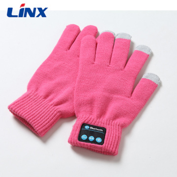 Touch Screen Knit Bluetooth Gloves Headset for Smartphone