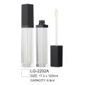 Empty Square Plastic Lipgloss Tube Packaging with Brush