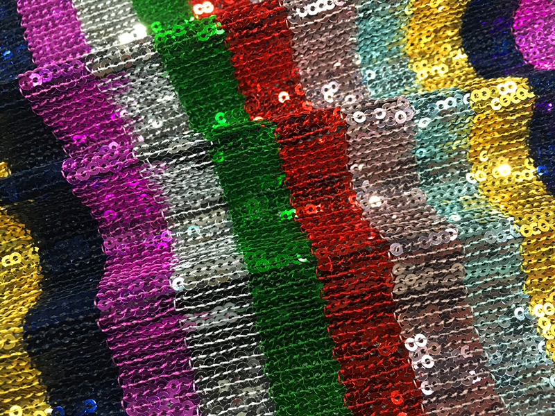 3mm Sequin Embroidery Fabric