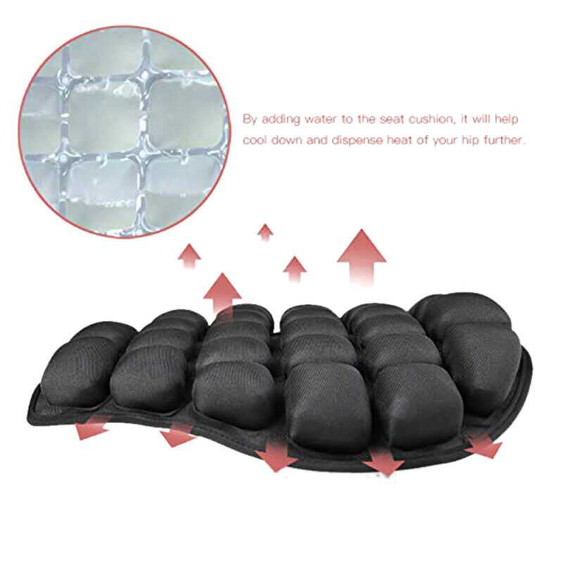 3D Motorcycle Air Pad Motorcycle Seat Cushion 37.5*36cm Includes Shown In The Picutre Universal Motor Seat Car Accessories