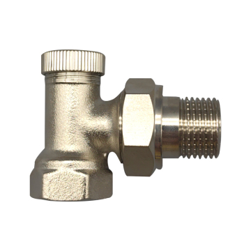 Nickle Plated Thermostatic Radiator Valve DN15 DN20 for Floor Heating Temperature Control