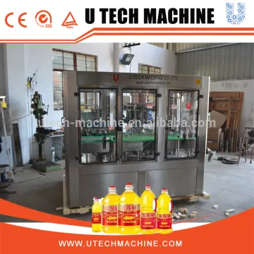 Automatic cooking oil filling bottling machine/packing line