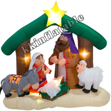 lighted small christmas inflatables decorations for christmas festival