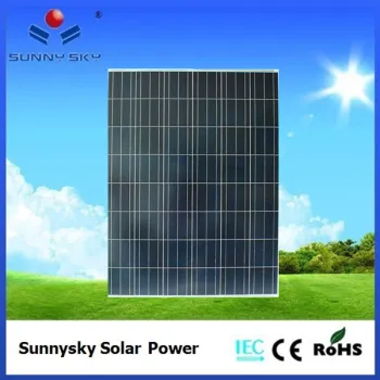 180W poly-crystalline silicon solar panel solar panel for water heating