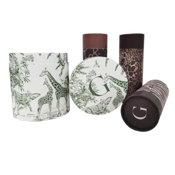 Luxury clothes packaging tube boxes paper