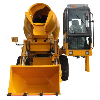 Concrete Machinery Auto Concrete Mixer Truck With Pump