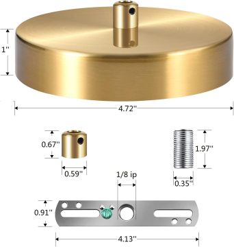 Wspornik montażu płyty sufitowej 100 mm sufit Róża
