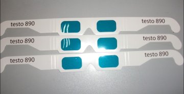 3d Glasses Decoder 3d Glasses Decode 3d Decode Glasses Paper Red Or Blue Red Cyan