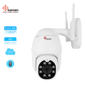 Wireless PTZ Camera 1080P Bullet CCTV Camera