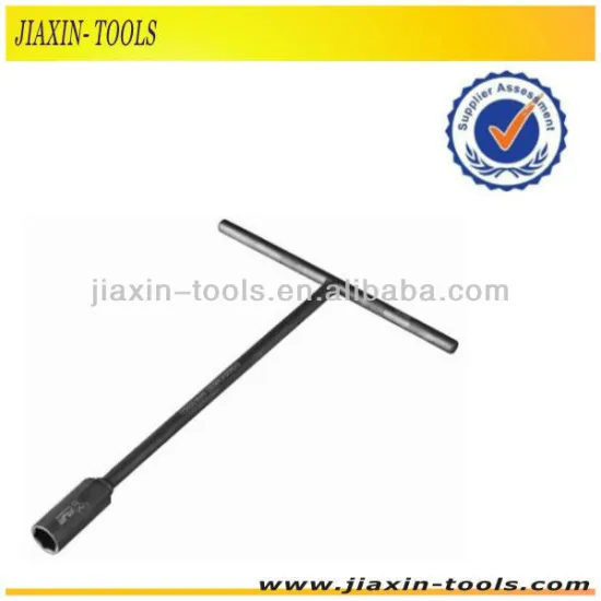 Butt Welding Resistance - T Bar Hex Nut Socket Wrench6mm-19mm with Knurling Handle